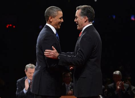 2012 Presidential Debate President Obama And Mitt Romneys Remarks In