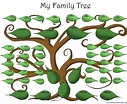 Family Tree Chart Free Printable