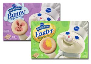 Photos of easter sugar cookies. Harris Teeter: Pillsbury Easter Cookies $.83