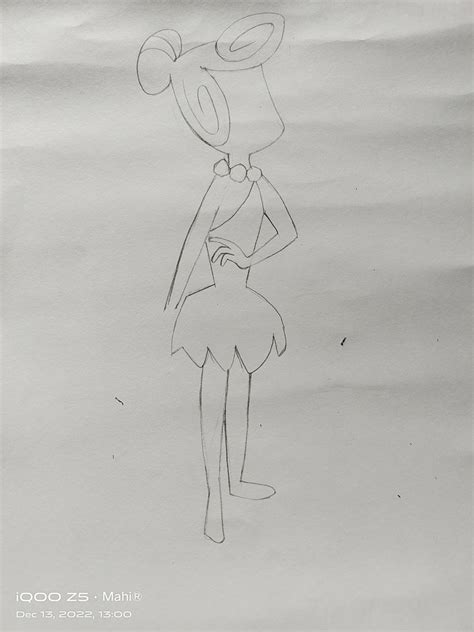 How To Draw A Wilma Flintstone Step By Step