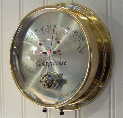 Cape Cod Premium Indooroutdoor Temperature Gauge Weather Instrument