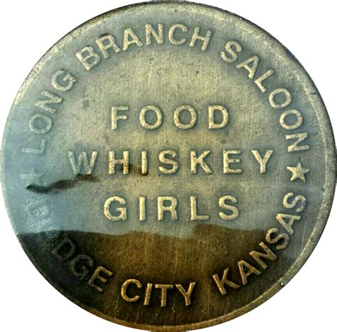 Brothel Token Long Branch Saloon Dodge City Kansas Tokens