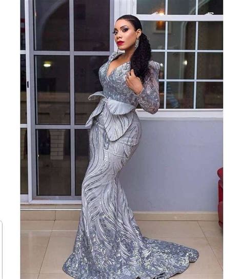 60 Beautiful And Trendy Lace Gown Styles Updated Thrivenaija Lace
