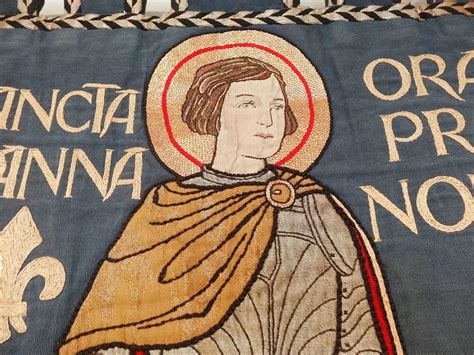 Joan Of Arc Arts And Crafts Textile School Banner