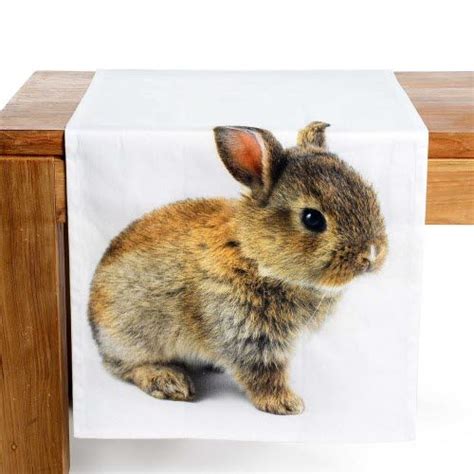 A Small Rabbit Sitting On Top Of A Table