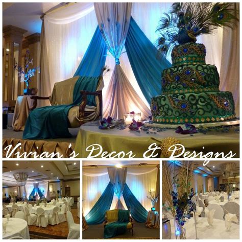 Accent your home with simple touches that can bring out the most in your space. Image detail for -Peacock themed wedding - Indian wedding ...