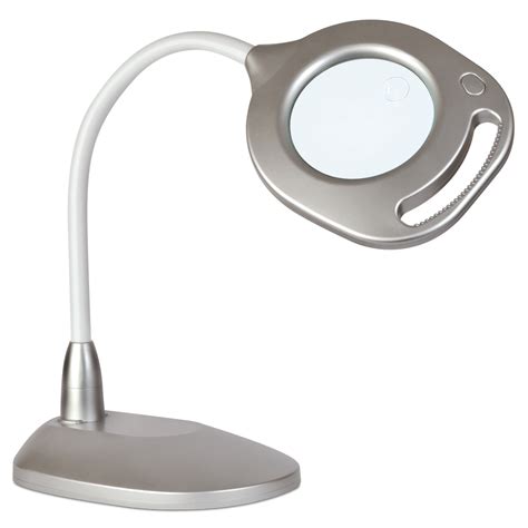 Ottlite 2 In 1 Led Magnifier Floor And Table Light Magnifier Lamp