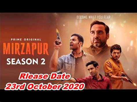 Mirzapur Season 2 Final Release Date Announced By Amazon Prime
