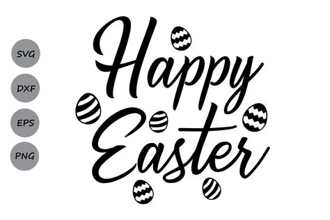 Happy Easter Svg Easter Svg Easter Cut Files Easter Eggs Svg Easter