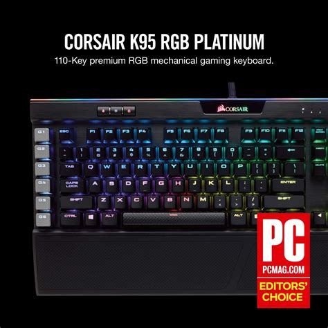 K95 Rgb Platinum Mechanical Gaming Keyboard 6x Programmable Macro