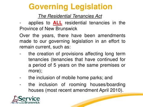Residential Tenancies Act
