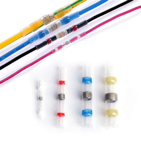 Set Of 2050 Heat Shrink Solder Sleeves Electrical Wire Butt Terminals