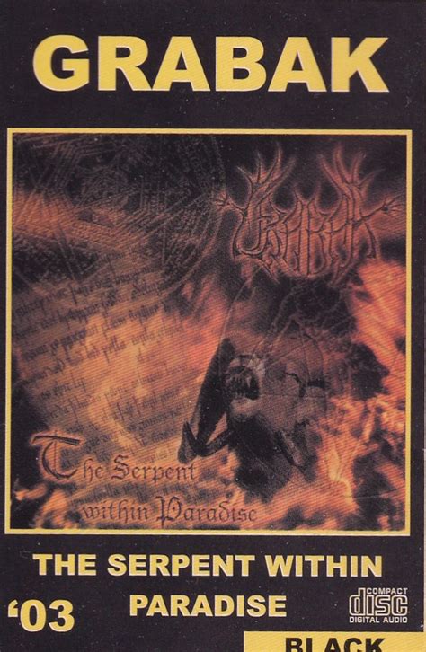 Grabak The Serpent Within Paradise 2003 Cassette Discogs