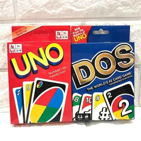 Uno Card And Uno Dos Card Game Shopee Philippines