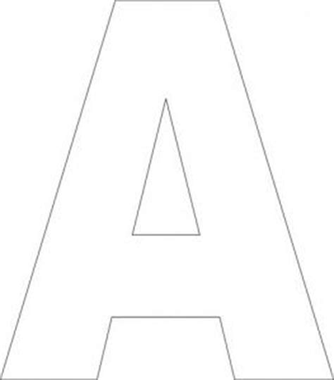 Stencil letters m in 18 various printable formats. Block Letter Templates- great for alphabet books | Teacher ...