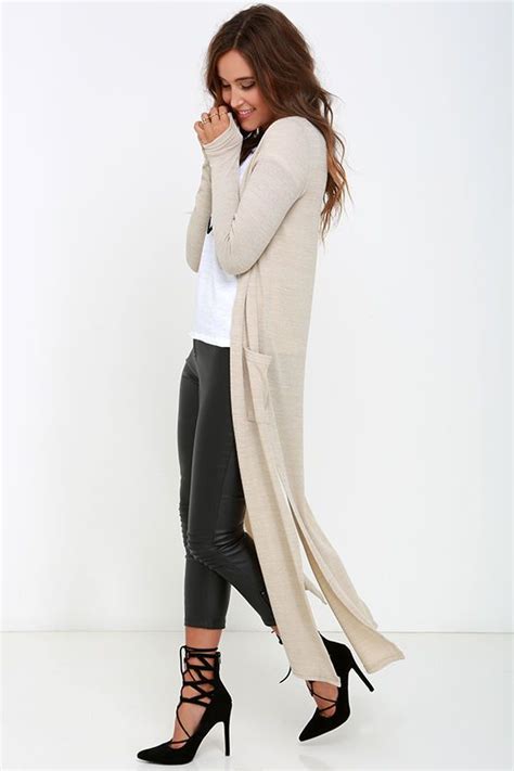Adored by fashion fans and value seekers alike. Long Way Home Beige Cardigan Sweater | Beige cardigan ...