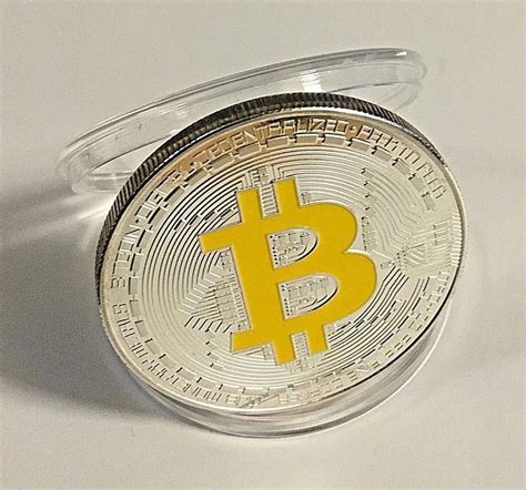 Bit Coin Collectible Physical Novelty With Yellow B Bitcoin202