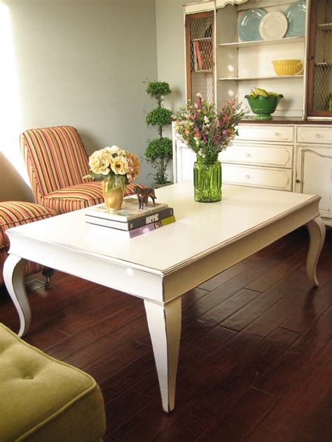The accent piece you're looking for European Paint Finishes: ~ White Coffee Table