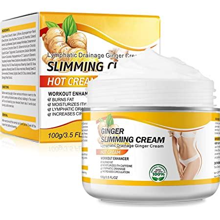 Amazon Com Ginger Slimming Cream Anti Cellulite Cream Hot Cream