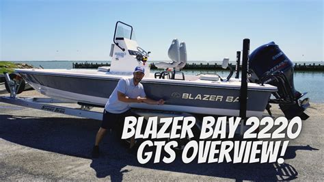 Blazer Bay 2220 Gts Overview And High Speed Run Super Fast Bay Boat