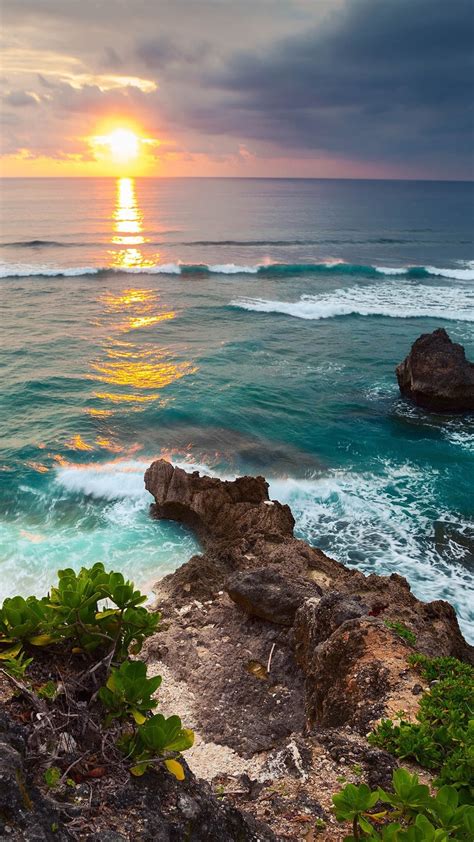 Iphone Se Wallpaper Hd 4k Bali Indonesia Scenery Nature Sea Iphone