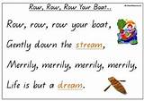 Little Row Boat Song Lyrics Pictures