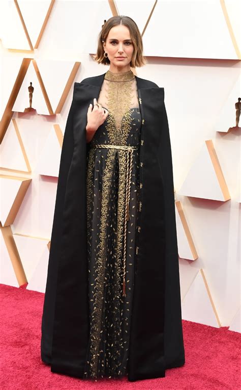 Natalie Portman From Stars Stun In Cape Dresses At The 2020 Oscars E