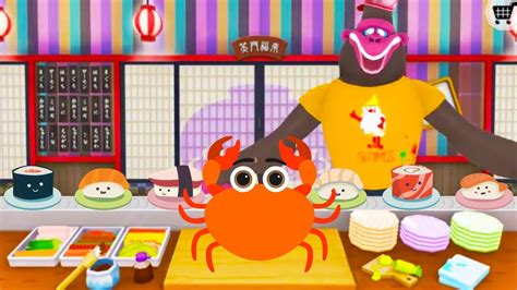 Permainan Game Anak Lucu Masak Masakan Tofu Oh Sushi Youtube