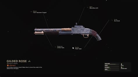 Gilded Rose Cod Warzone And Black Ops Cold War Weapon Blueprint