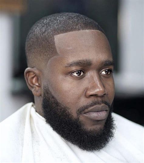 Buzz Cut Barbe Déconnectée Coiffures Homme Noir Black Men Haircuts