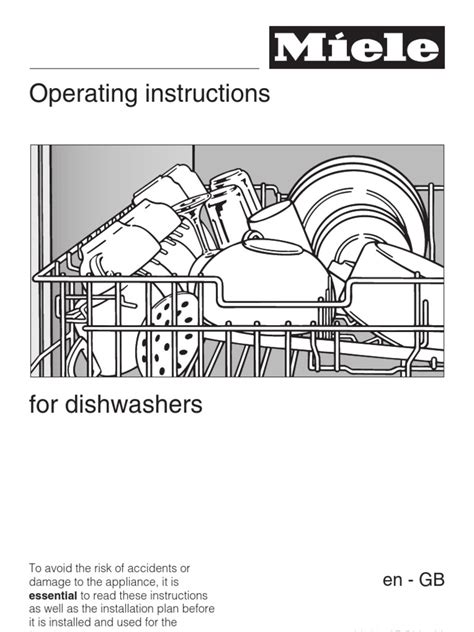 The dishwasher stops during a programme. Miele Dishwasher Manual | Dishwasher | Ac Power Plugs And ...