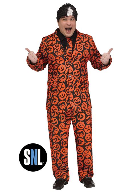 Mens Saturday Night Live Plus Size David S Pumpkins Costume