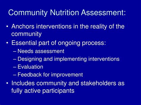 Ppt Program Planning Community Nutrition Assessment Powerpoint