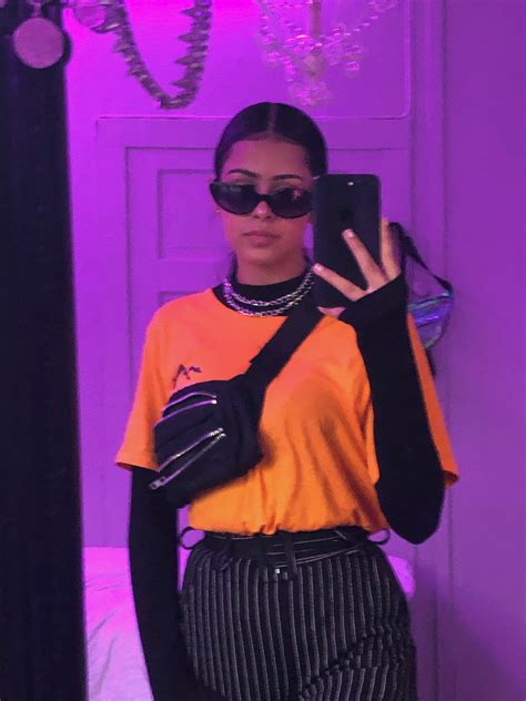 Insta Baddiebaddie Insta Neon Outfits Aesthetic Clothes Retro Outfits