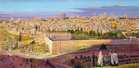 Jerusalem By Alex Levin Original Art Painting Jerusalem Painting