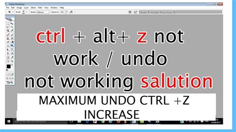 Ctrl Alt Z Not Working In Photoshop Solved And How To Maximum