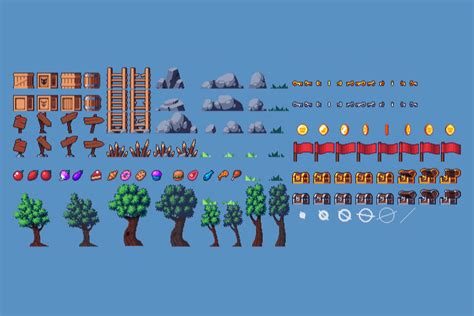 Platformer Game Kit Pixel Art CraftPix Net