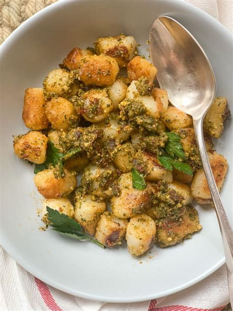 Cauliflower Gnocchi With Sun Dried Tomato Pesto — Smart In The Kitchen