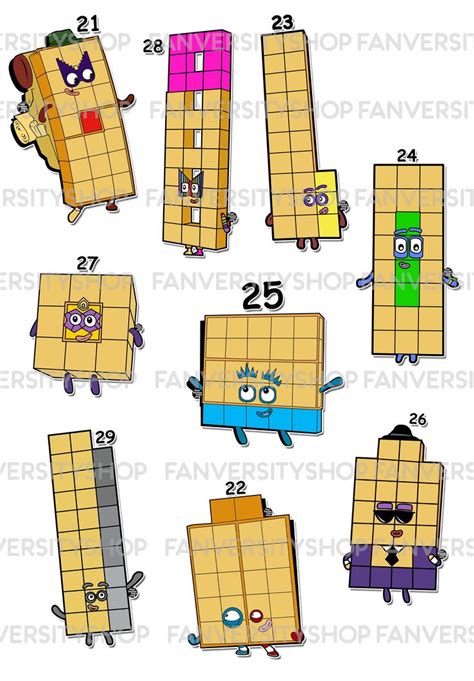 Numberblocks Magnetic Set 1 To 100 And Multiplication Etsy Canada