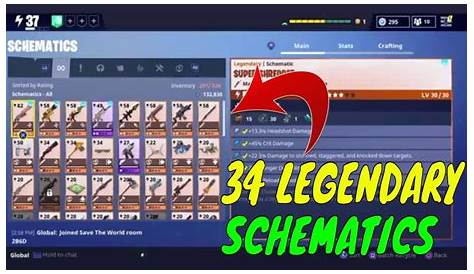 fortnite best weapon schematics