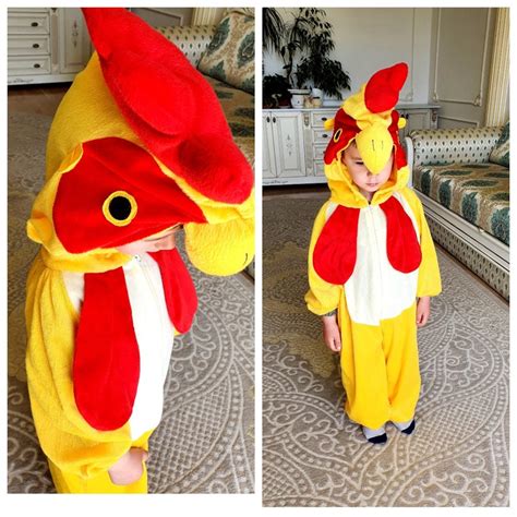 3t Kids Chicken Costume Halloween Costume Rooster Costume Etsy