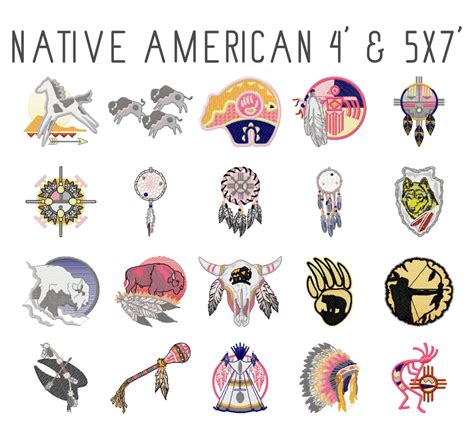 20 Native American Machine Embroidery Designs Southwest Embroidery