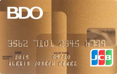 Shoppers and reward seekers minimum monthly income requirement: BDO Credit Cards - Best Promos & Deals 2018