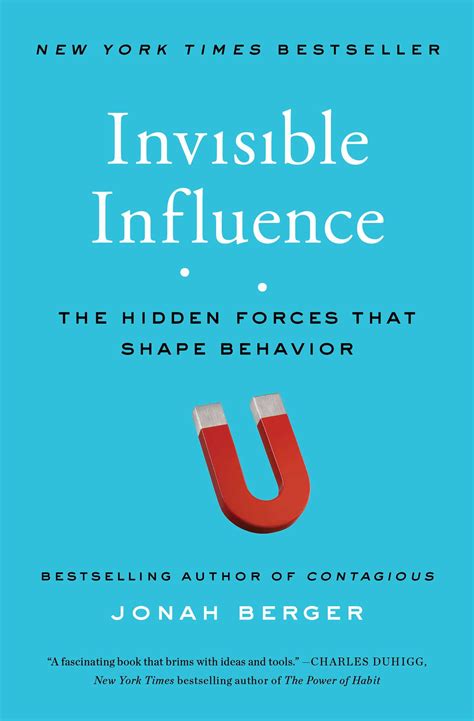 Invisible Influence | Book by Jonah Berger | Official Publisher Page ...