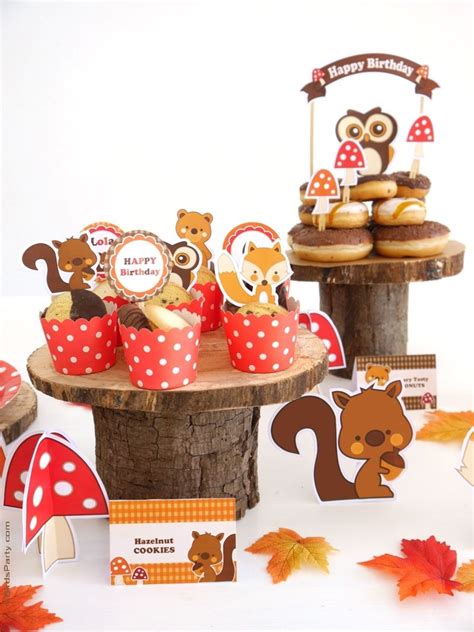 √ Squirrel Party Favors