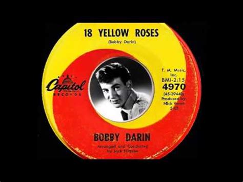 Bobby Darin 18 Yellow Roses 1963 YouTube