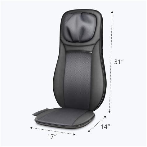 Snailax Shiatsu Neck And Back Massager With Heat Shiatsu Or Rolling Massage Chair Pad With Height