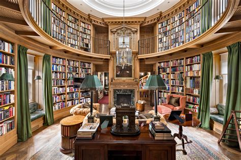 Conrad Black Homes Two Room Two Story Library Home Library Design