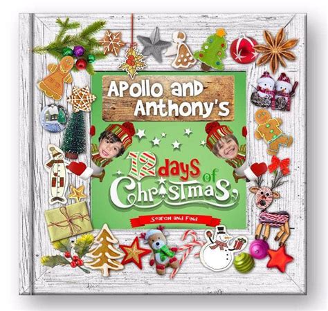 Personalized Christmas Book For 2 Children With Photo And Name My