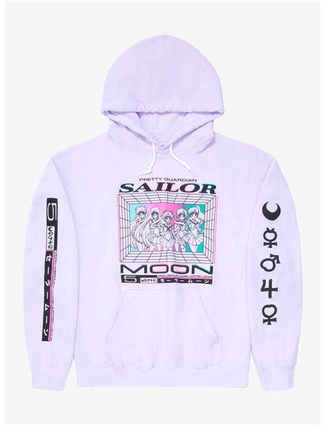 Sailor Moon Vaporwave Hoodie Boxlunch Exclusive Boxlunch